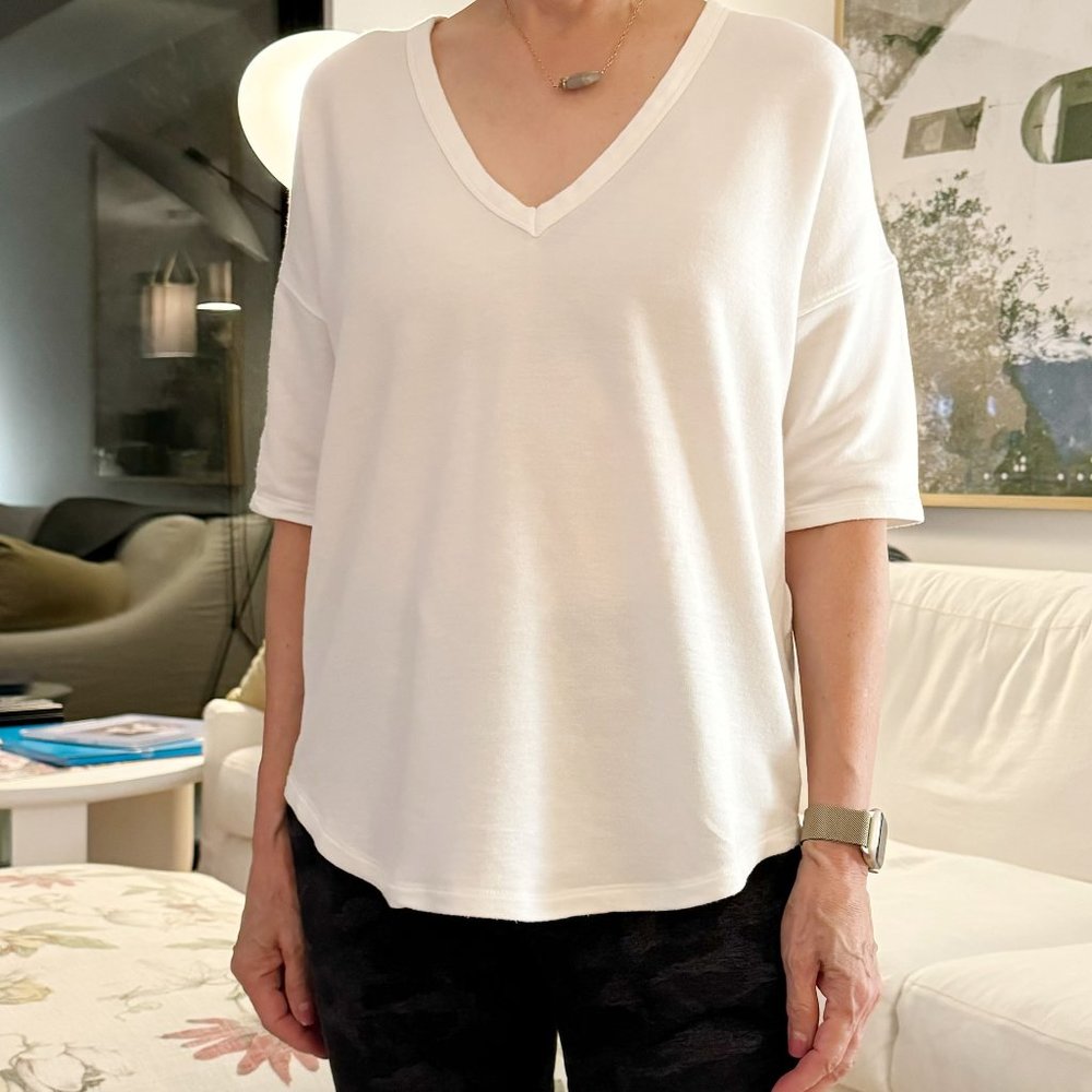 Rag and Bone T-shirt XS White Relaxed fit, short sleeve